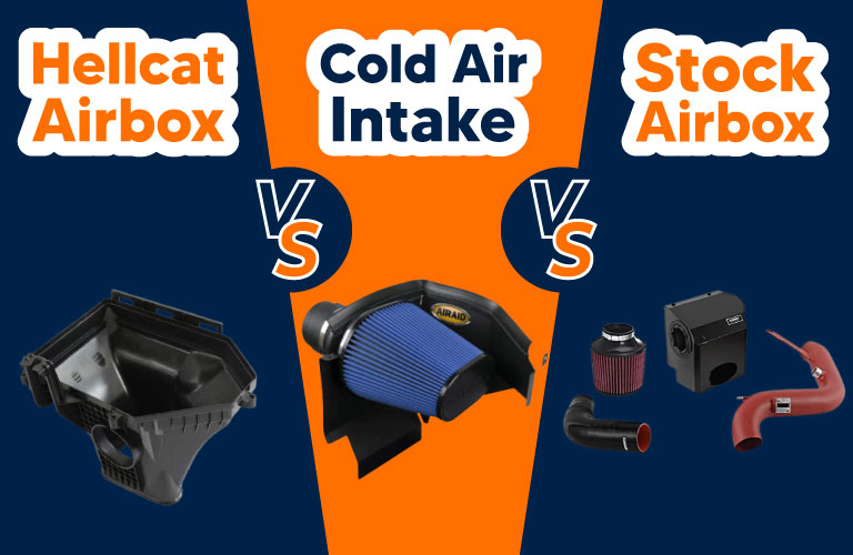 Hellcat Airbox Vs Cold Air Intake Vs Stock Airbox